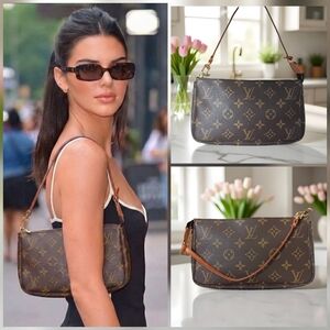 🔥 Louis Vuitton PRISTINE Pochette Accessoires Monogram 1994 Vintage Bag ✨